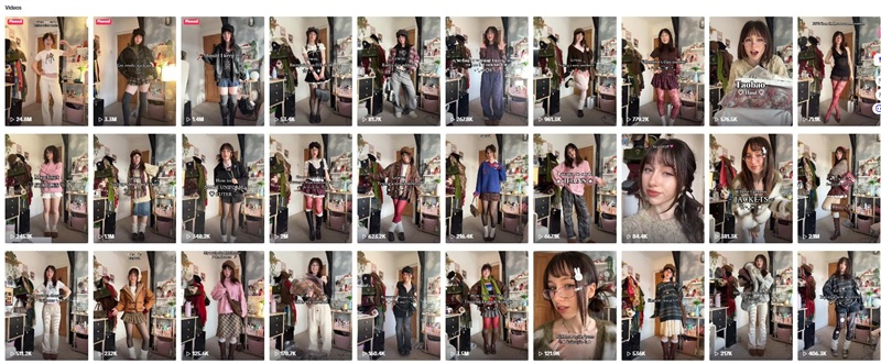 TikTok網(wǎng)紅合作:美國時尚穿搭腰部優(yōu)質(zhì)博主頻道內(nèi)容