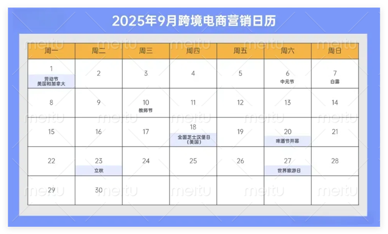 2025年海外營銷節(jié)點(diǎn)速記！助力品牌提前布局出海營銷戰(zhàn)略