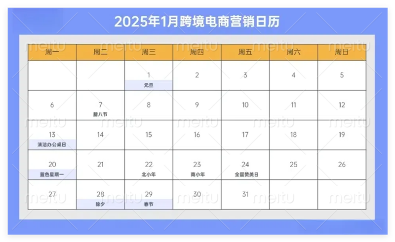 2025年海外營銷節(jié)點(diǎn)速記！助力品牌提前布局出海營銷戰(zhàn)略
