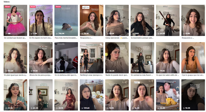 Tiktok西班牙時尚顏值美女網(wǎng)紅