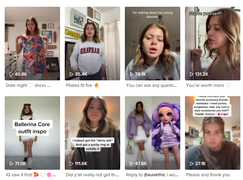 Tik Tok泰國(guó)紅人頻道內(nèi)容