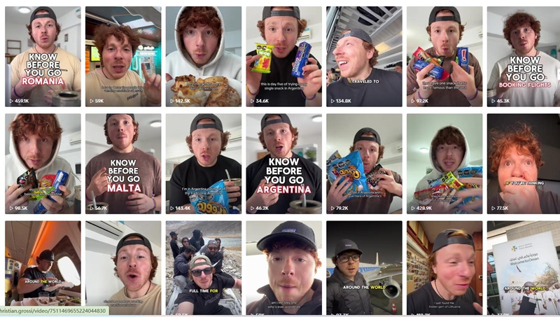 TikTok網(wǎng)紅推薦:美國旅游和娛樂探店打卡類博主達(dá)人頻道內(nèi)容