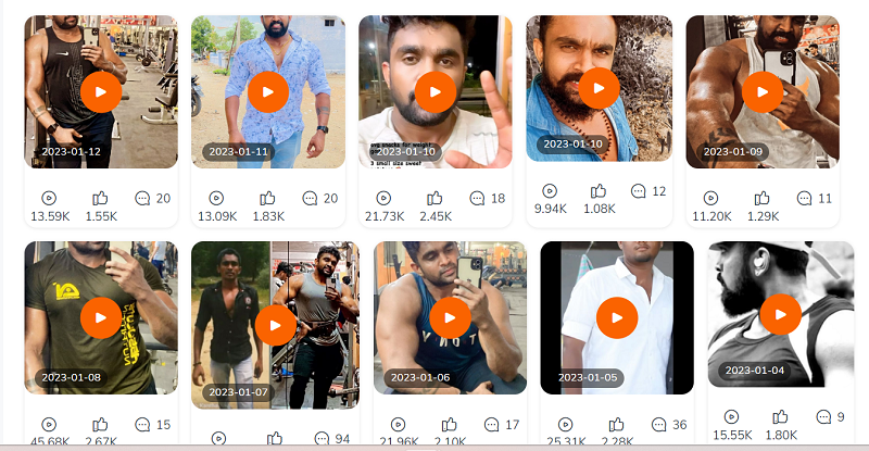 Instagram印度健身尾部海外網(wǎng)紅