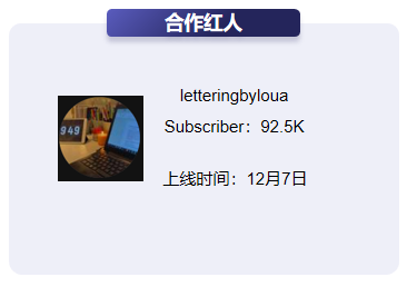 全能掃描王合作第二位紅人