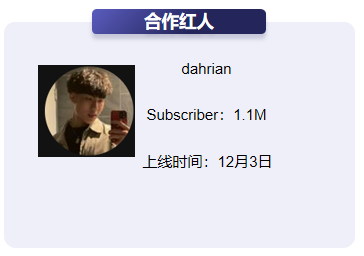 全能掃描王合作的第四位紅人