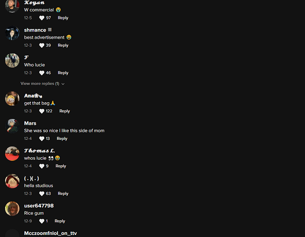 合作tiktok紅人的評論區(qū)