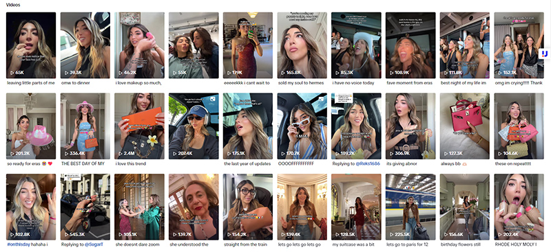 tiktok英國(guó)時(shí)尚網(wǎng)紅