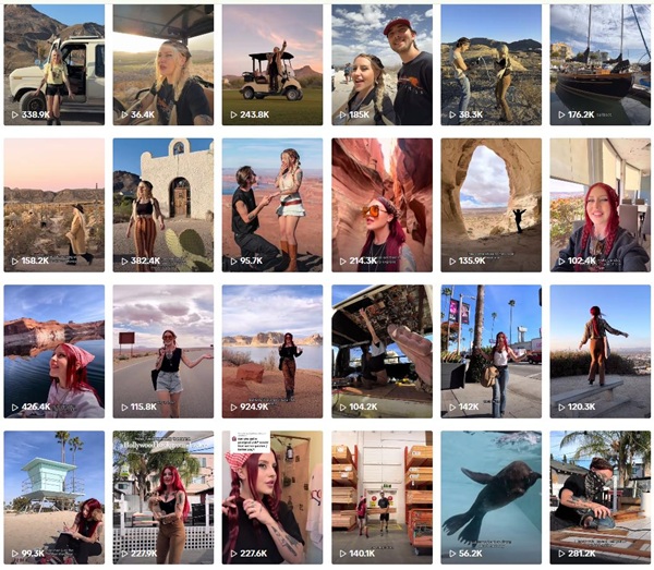 TikTok網紅營銷:美國生活美妝類女達人頻道內容