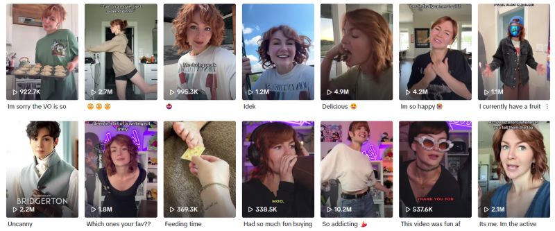 美國(guó)tiktok娛樂(lè)搞笑頭部博主頻道內(nèi)容