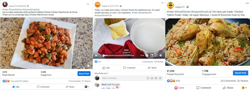 Facebook紅人推廣案例