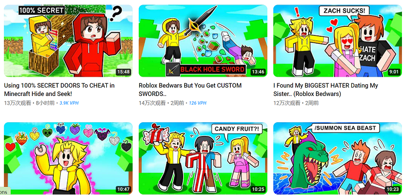 美國youtube游戲博主