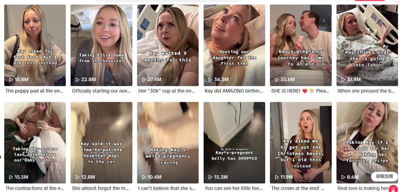 美國(guó)母嬰類網(wǎng)紅頻道內(nèi)容