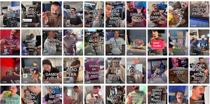 TikTok網(wǎng)紅營(yíng)銷:美國(guó)100萬粉絲科技電腦手機(jī)產(chǎn)品測(cè)評(píng)博主頻道內(nèi)容