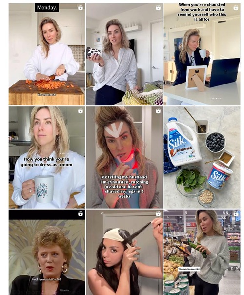 Instagram網(wǎng)紅營銷:美國日程生活分享和美食制作達(dá)人頻道內(nèi)容