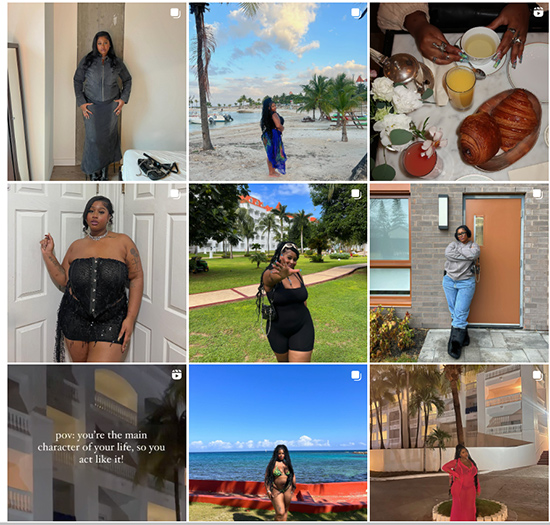 5.32萬粉絲的instagram美國美妝尾部達人頻道內(nèi)容