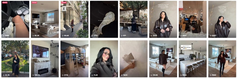 TikTok網紅推廣:美國生活家居類尾部KOL達人頻道內容