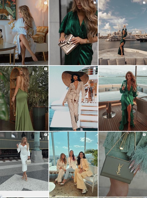 Instagram網(wǎng)紅營(yíng)銷:美國(guó)時(shí)尚類腰部女博主頻道內(nèi)容