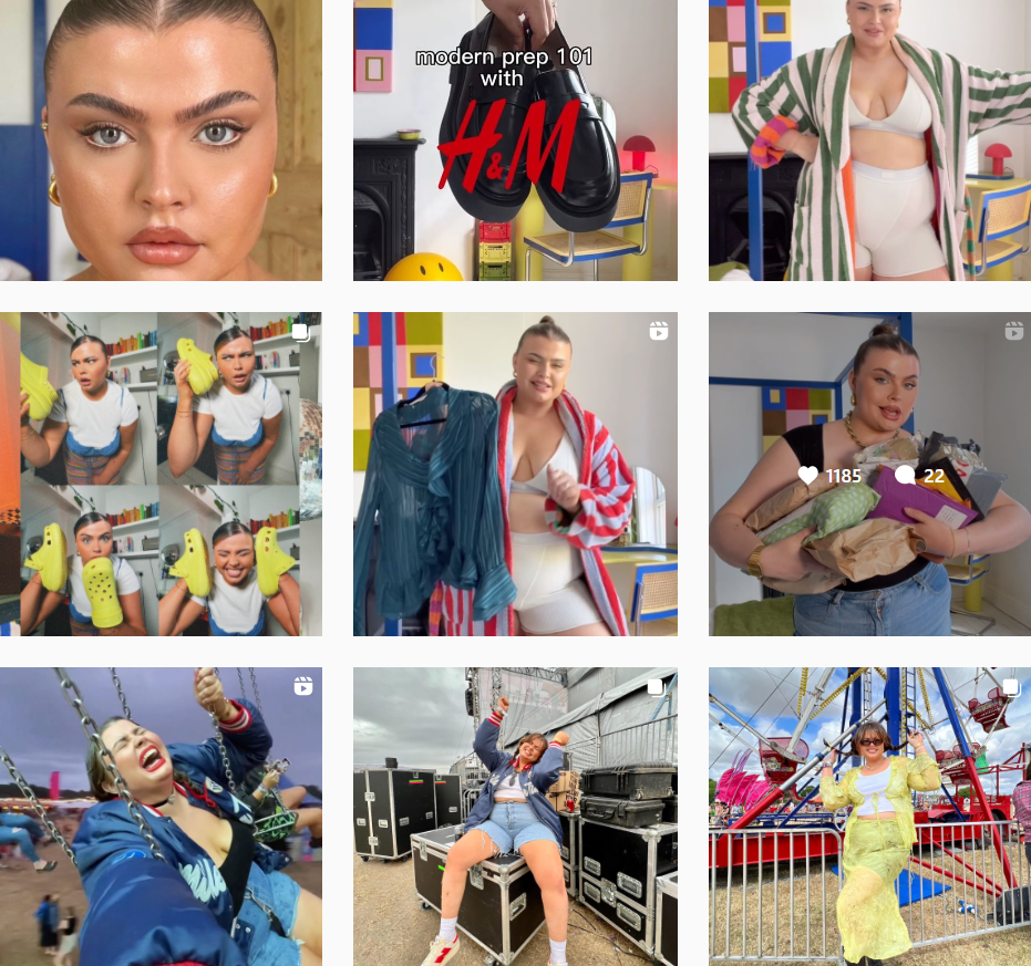 Instagram西班牙牙紅人頻道內(nèi)容