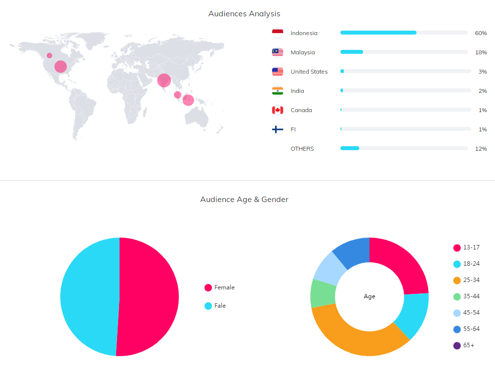 海外網(wǎng)紅數(shù)據(jù)